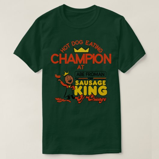 Hot Dog Eating Champion bei Abe Froman T-Shirt (Design vorne)
