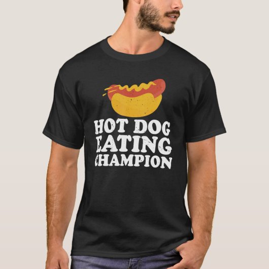 Hot Dog Eating Champion T-Shirt (Vorderseite)