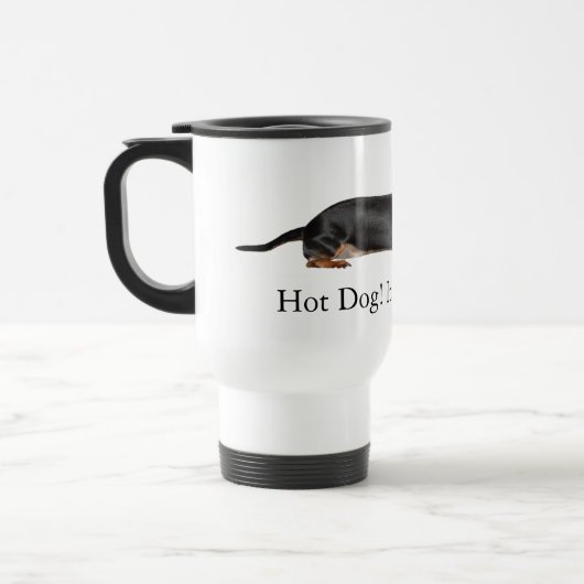 Hot Dog! Es ist Kaffeezeit Reisebecher (Links)