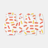 Hot Dog Fast Food GRILLEN Muster Geschenkschachtel (Ungefaltet)