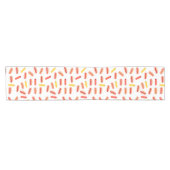 Hot Dog Fast Food GRILLEN Muster Kurzer Tischläufer (Horizontal)