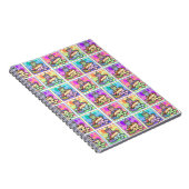 Hot Dog Fast Food Notebook Notizblock (Rechte Seite)