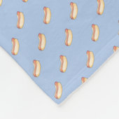 Hot Dog Fleecedecke (Ecke)