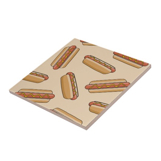 Hot Dog Fliese (Seite)