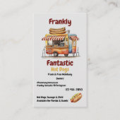 Hot Dog Food Truck Visitenkarte (Vorderseite)