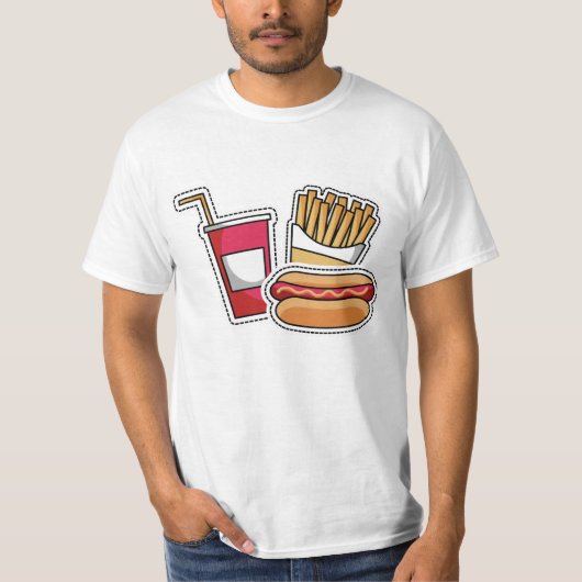 Hot Dog & Fries Shirts & Jacken (Vorderseite)