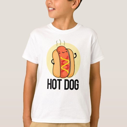 Hot Dog Funny Snack Pub T-Shirt (Vorderseite)