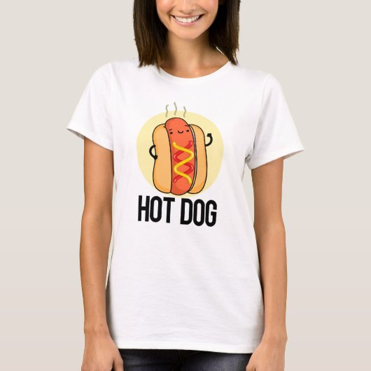 Hot Dog Funny Snack Pub T-Shirt (Vorderseite)