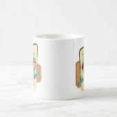Hot Dog für benutzerdefinierten Text Kaffeetasse (Mittel)