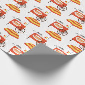 Hot Dog Geschenkpapier (Ecke)