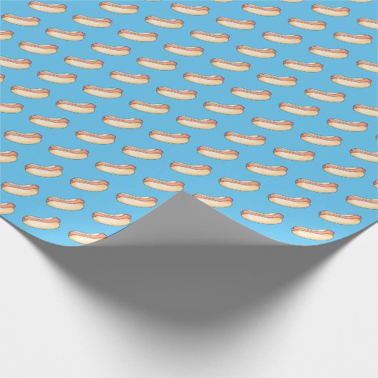 Hot Dog Geschenkpapier (Ecke)