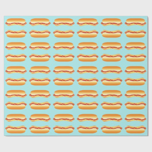 Hot Dog Geschenkpapier (Flach)