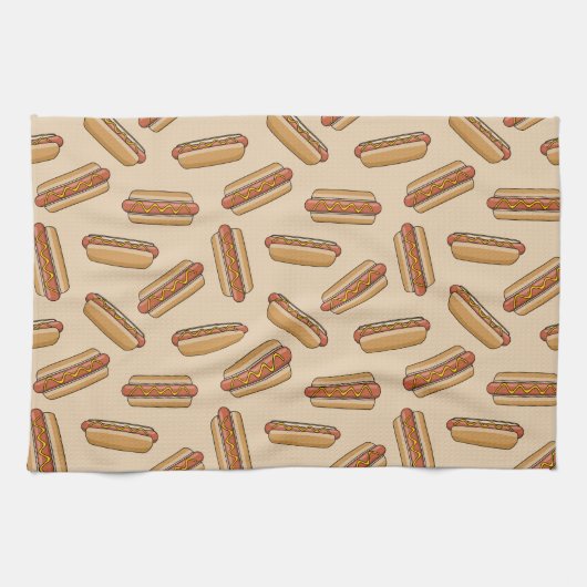 Hot Dog Geschirrtuch (Horizontal)