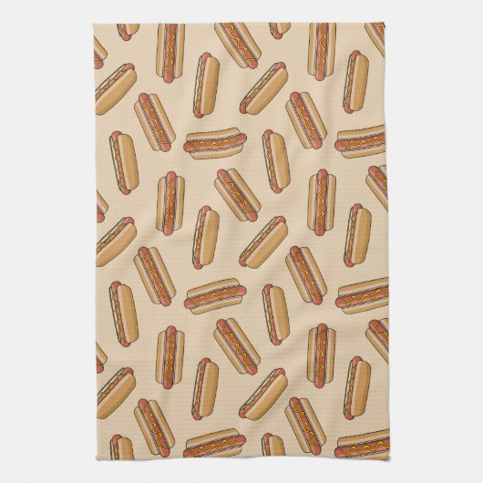 Hot Dog Geschirrtuch (Vertikal)