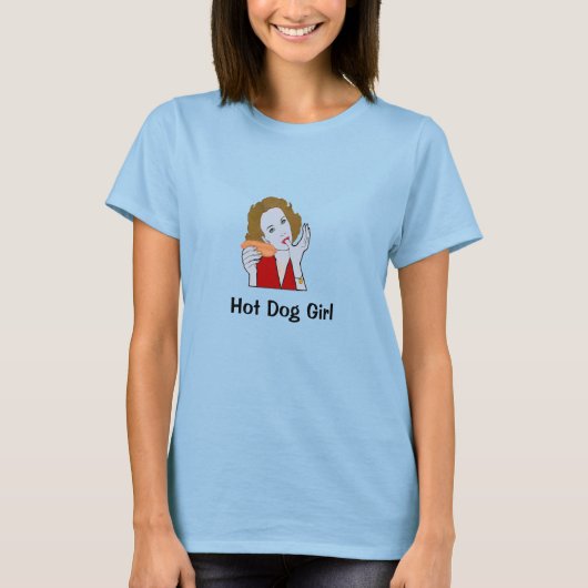 Hot Dog Girl Shirt (Vorderseite)