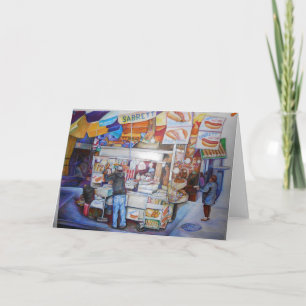 Hot Dog God Grußkarte Karte