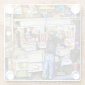 Hot Dog Gott, New York City Glasuntersetzer (Rückseite)