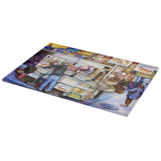 Hot Dog Gott, New York Schneidebrett (Ecke)