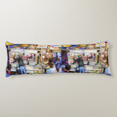 Hot Dog Gott, New York Seitenschläferkissen (Rückseite)