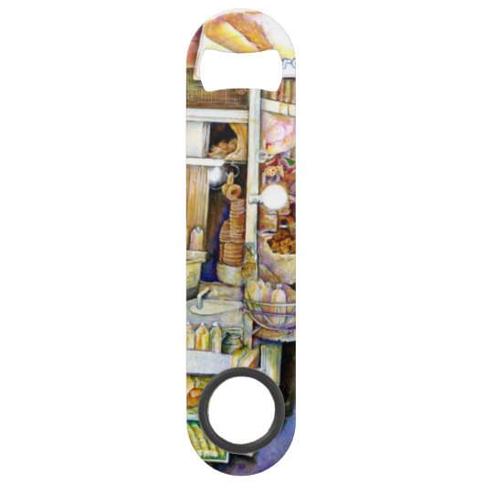 Hot Dog Gott, New York Speedflaschenöffner (Vorderseite)