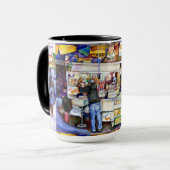 Hot Dog Gott, New York Tasse (Vorderseite Links)