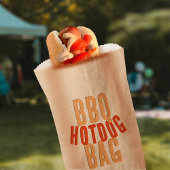 Hot Dog GRILLEN Food Paper Bag Geschenktütchen