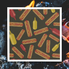 Hot Dog GRILLEN Serviette