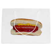 Hot Dog Große Geschenktüte (Vorderseite)
