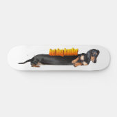 Hot Dog Hauler: Ahornfinish Skateboard (Horizontal)