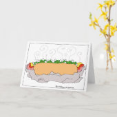 HOT DOG! Herzlichen Glückwunsch / Ich wusste, dass Karte (Gelbe Blume)