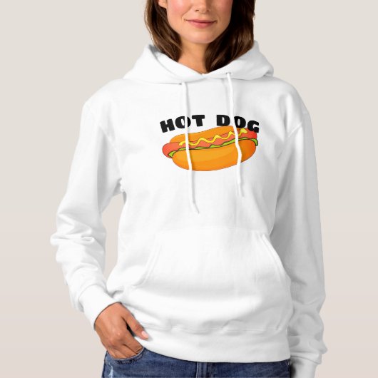 Hot Dog Hoodie - Funny GRILLEN Animal Sweatshirt (Vorderseite)