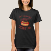 Hot Dog Hot Dog Eating Champion 1980 T-Shirt (Vorderseite)