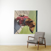 Hot Dog Hot Owner Wandteppich (Beispiel (Horizontal))