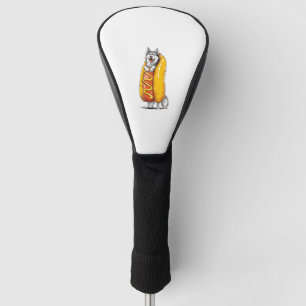 Hot Dog Husky - Funny Food Costume Golf Headcover