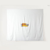 Hot Dog Husky - Funny Food Costume Wandteppich (Vorderseite (Horizontal))