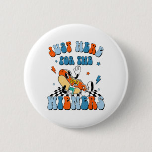 Hot Dog Ich bin gerade hier für die Dackeln 4. Jul Button