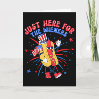 Hot Dog, ich bin nur wegen der Würstchen hier zum Karte