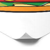 Hot Dog im Knochen Poster (Ecke)