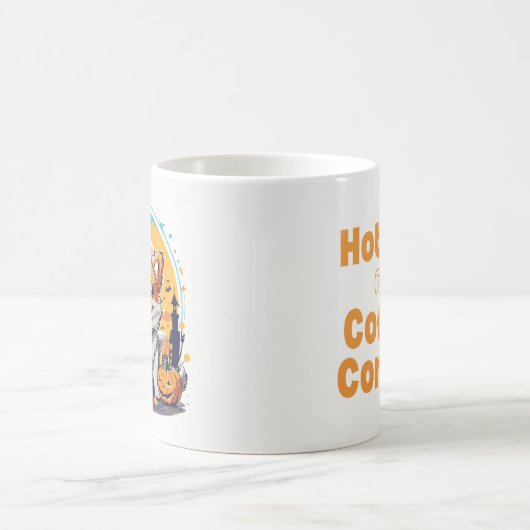 Hot Dog Kaffee Combo Witziges Design für Dog Kaffe Kaffeetasse (Mittel)