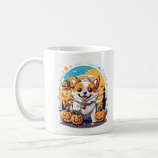Hot Dog Kaffee Combo Witziges Design für Dog Kaffe Kaffeetasse (Links)