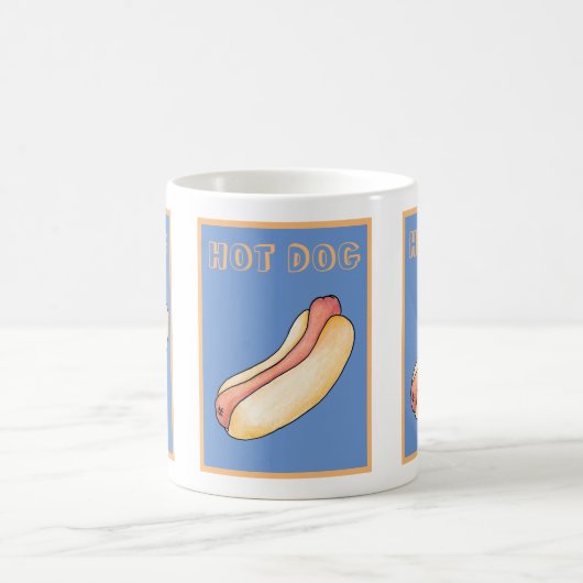 Hot Dog Kaffeetasse (Mittel)