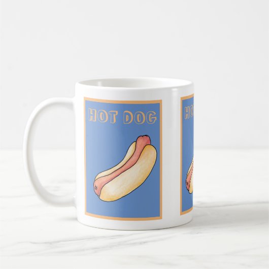 Hot Dog Kaffeetasse (Links)