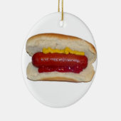 Hot Dog Keramik Ornament (Rechts)