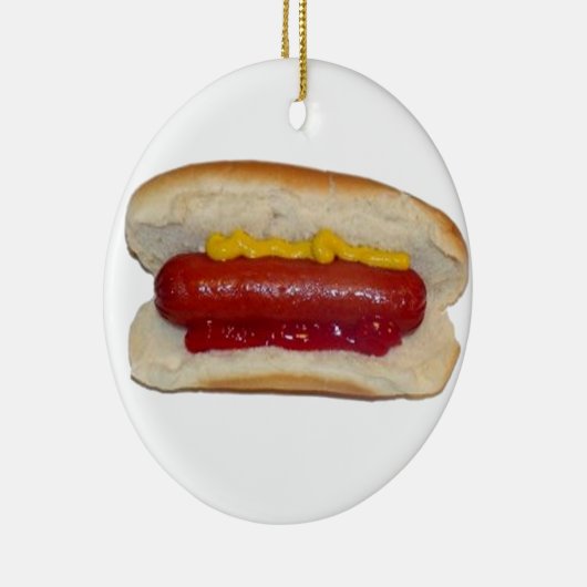 Hot Dog Keramik Ornament (Rechts)