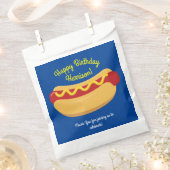 Hot Dog Kindergeburtstag Party Kochen Niedlich Geschenktütchen (Ausgeschnitten)