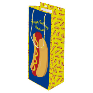 Hot Dog Kindergeburtstag Party Kochen Niedlich Geschenktüte Für Weinflaschen