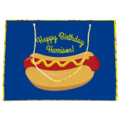 Hot Dog Kindergeburtstag Party Kochen Niedlich Große Geschenktüte (Vorderseite)