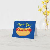 Hot Dog Kindergeburtstag Party Kochen Niedlich Karte (Gelbe Blume)