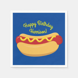 Hot Dog Kindergeburtstag Party Kochen Niedlich Serviette