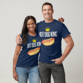 Hot Dog King Funny T-Shirt (Unisex)